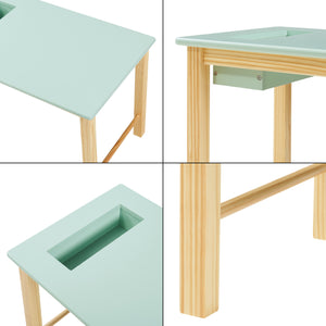 Kinderschreibtisch mit Stuhl Skjåk [en.casa]