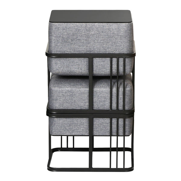 Multifunktionaler stapelbarer Sitzhocker Tas [en.casa]