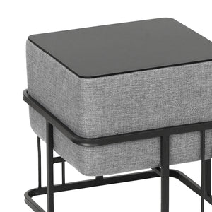 Multifunktionaler stapelbarer Sitzhocker Tas [en.casa]