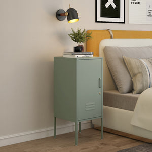 Nachtschrank Hausjärvi 82x35x35 cm Stahl [en.casa] - premiumXL