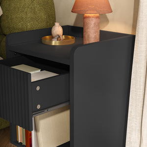 Nachttisch Nand 1 Schublade 1 unteres Fach [en.casa]
