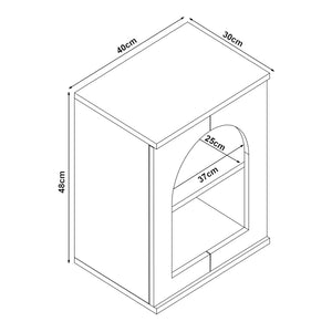 Nachttisch Trorhun [en.casa]