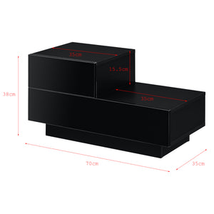 Beistelltisch Sebokeng Links 38x70x35 cm in versch. Farben en.casa