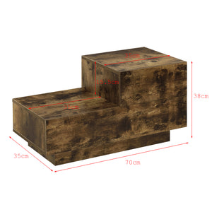 Beistelltisch Sebokeng Rechts 38x70x35 cm in versch. Farben en.casa