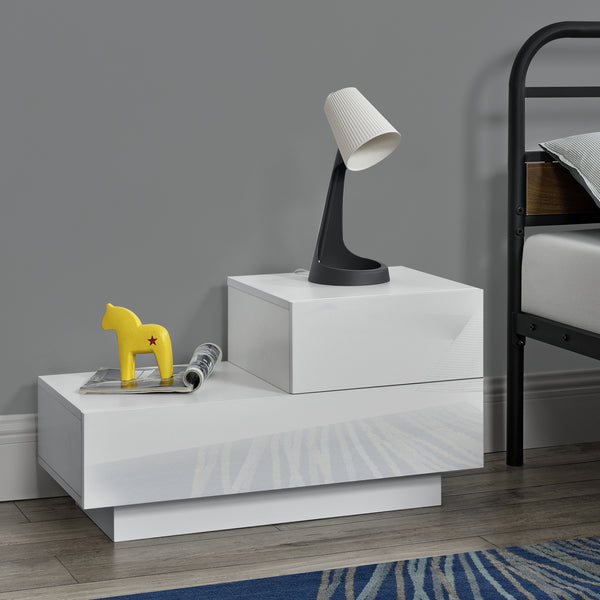 Beistelltisch Sebokeng Rechts 38x70x35 cm in versch. Farben en.casa