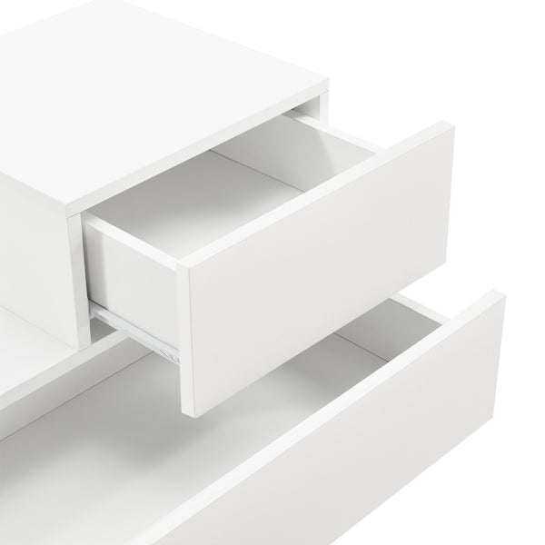 Beistelltisch Sebokeng Rechts 38x70x35 cm in versch. Farben en.casa