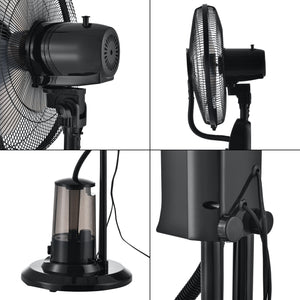 Nebelventilator Ninove 75W mit Wassernebel in.tec