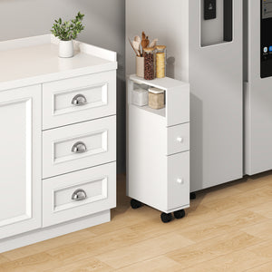 Nischenschrank auf Rollen Broreynna 66x15x33 cm [en.casa]