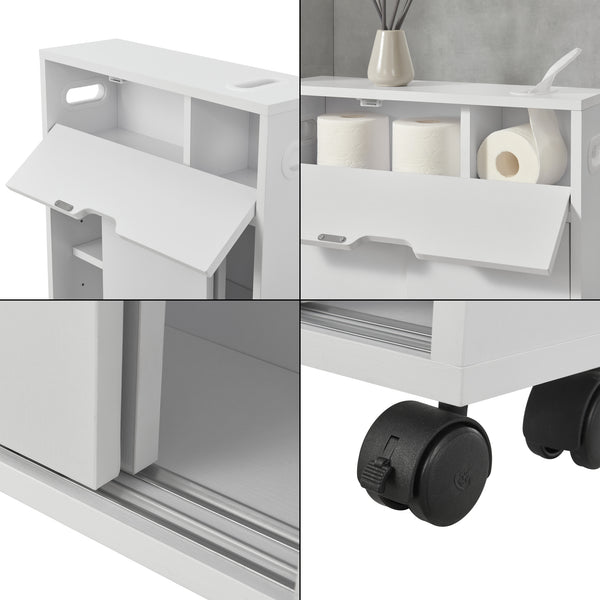 Badezimmerschrank Kempele Nischenschrank 67x52x17 cm versch. Farben [en.casa]