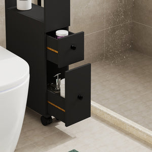 Nischenschrank auf Rollen Broreynna 66x15x33 cm [en.casa]