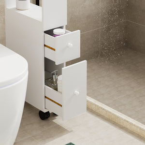 Nischenschrank auf Rollen Broreynna 66x15x33 cm [en.casa]