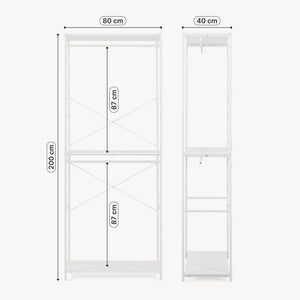 Offener Kleiderschrank Verdfjorg [en.casa]