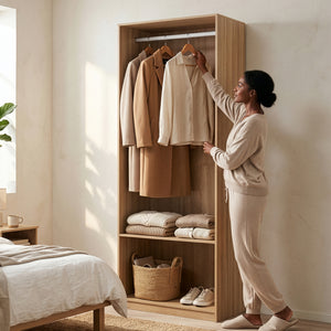 Offener Kleiderschrank Vippsaki [en.casa]