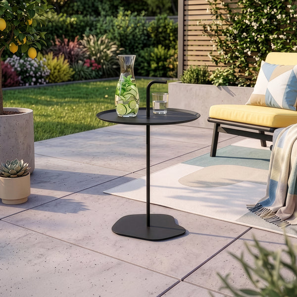 Outdoor-Metalltisch Calimera 57 x Ø38 cm [casa.pro]