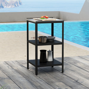 Outdoor Standregal Bolognano 92x50x50 cm [casa.pro]