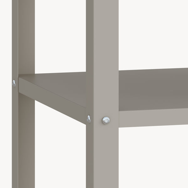 Outdoor Servierwagen Bolognano Stahl 81x50x50 cm [casa.pro]