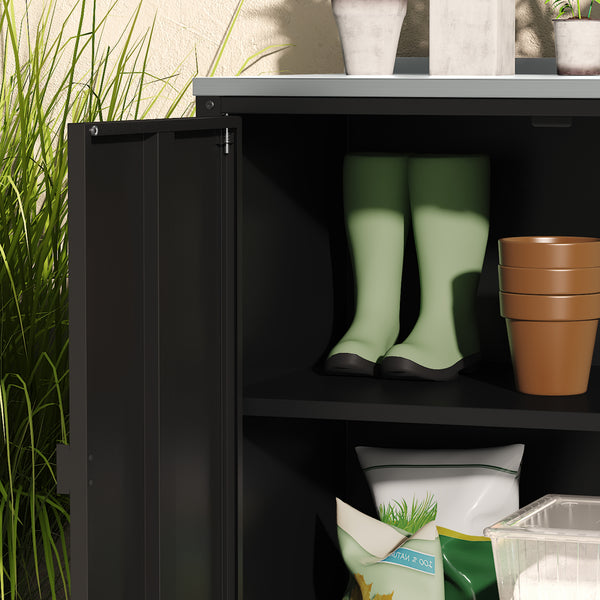 Outdoor Schrank Bolognano 92x80x50 cm [casa.pro]