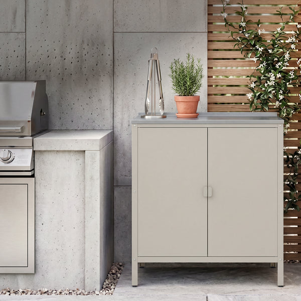 Outdoor Schrank Bolognano 92x80x50 cm [casa.pro]