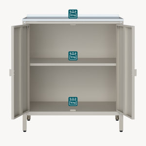 Outdoor Schrank Bolognano 92x80x50 cm [casa.pro]