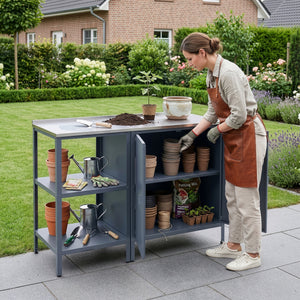 Outdoorset Bolognano Standregal und Schrank [casa.pro]