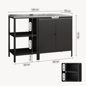 Outdoorset Bolognano Standregal und Schrank [casa.pro]