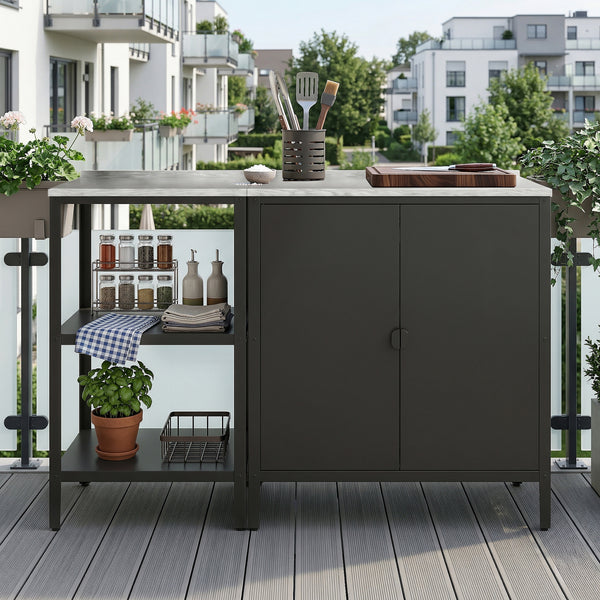 Outdoorset Bolognano Standregal und Schrank [casa.pro]