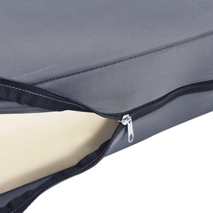 Palettenkissenbezug Valencia 120x80x10 cm Dunkelgrau neu.haus