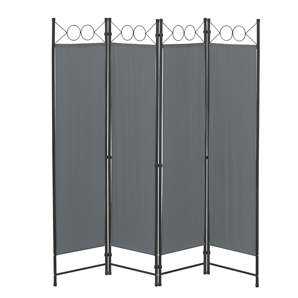 Raumteiler Saragossa 4 - teilig 160x171 cm versch Farben en.casa - premiumXL