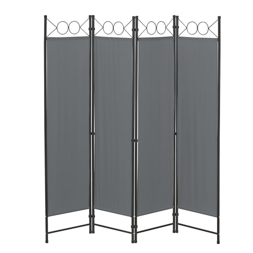 Raumteiler Saragossa 4 - teilig 160x171 cm versch Farben en.casa - premiumXL