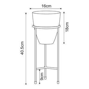 Blumenständer Asten 40,5x16 cm [en.casa]
