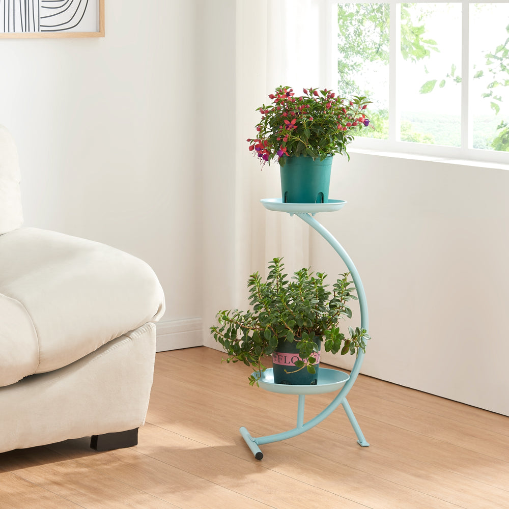 Blumenständer Aalten 61,5x30x25cm Metall [en.casa] - premiumXL