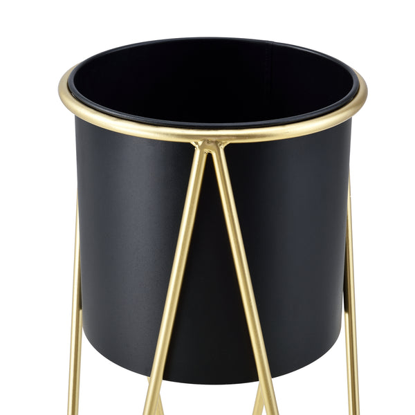 Blumenständer Hedera 2-tlg. mit Pflanztopf in verschiedenen Farben en.casa