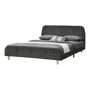 Polsterbett Silkeborg Kunstleder/Leinen in verschiedenen Größen und Farben en.casa