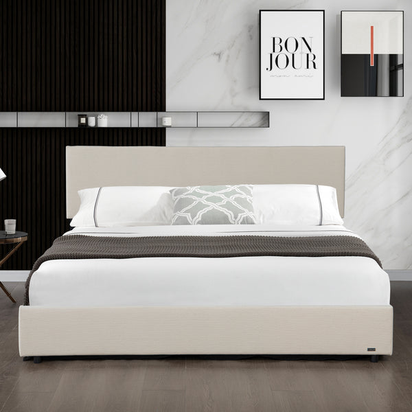 Polsterbett Juva mit Matratze und Bettkasten Corium