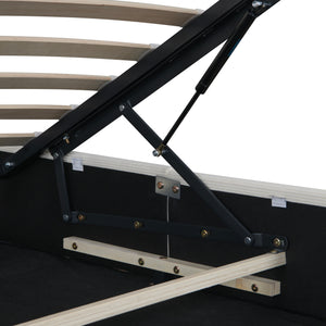 Polsterbett Juva mit Matratze und Bettkasten Corium