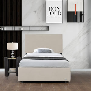 Polsterbett Juva mit Matratze und Bettkasten Corium