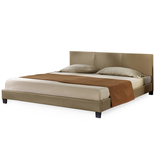 Kunstlederbett mit Matratze Kunstlederbezug Corium