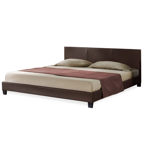 Kunstlederbett mit Matratze Kunstlederbezug Corium