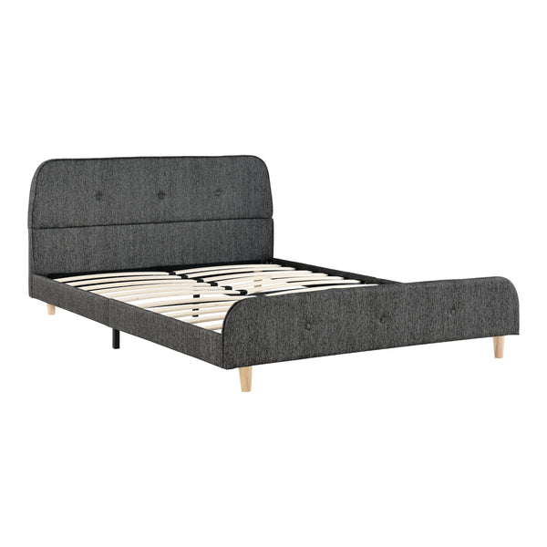 Polsterbett Silkeborg Kunstleder/Leinen in verschiedenen Größen und Farben en.casa