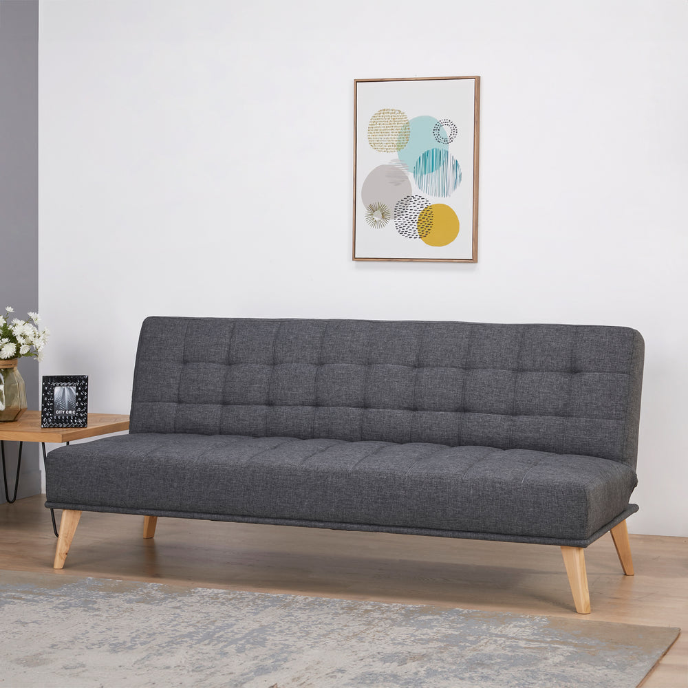 Schlafsofa Pukkila 180x86x81 cm Textil [en.casa]