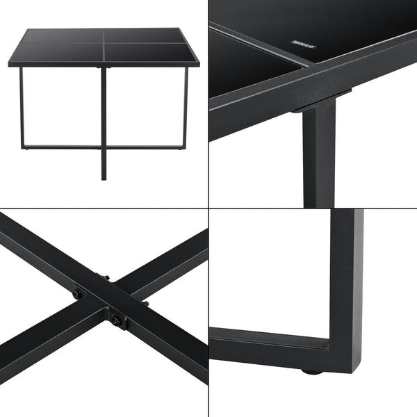 Polyrattan Gartenmöbelset Tarragona für 8 Personen in verschiedenen Farben en.casa