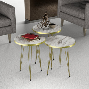 Satztisch Ry 3er Set in versch. Farben [en.casa] - premiumXL