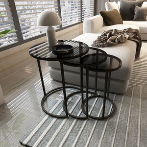 Satztisch Kyyjärvi im 3er Set versch. Farben [en.casa] - premiumXL