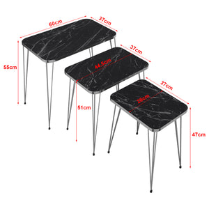 Satztisch Samsø 3er Set in versch. Farben [en.casa]