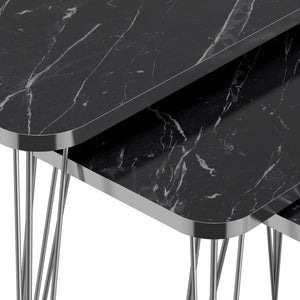 Satztisch Samsø 3er Set in versch. Farben [en.casa]