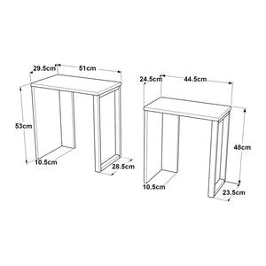 Satztisch Vesanto 2er Set [en.casa]