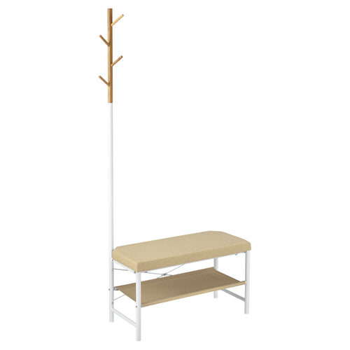 Sitzbank mit Schuhablage Rjukan Beige pro.tec