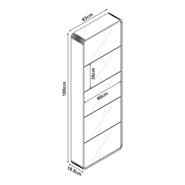 Schuhkipper Aure Weiß [en.casa]