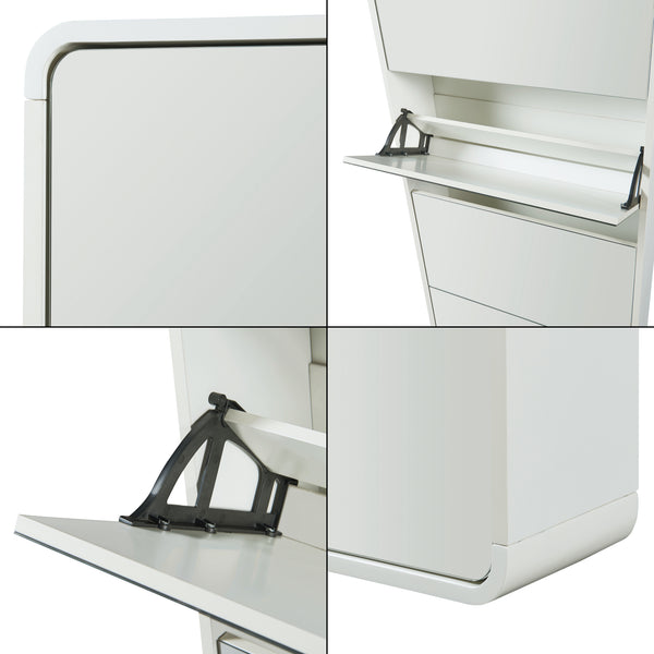 Schuhkipper Aure Weiß [en.casa]