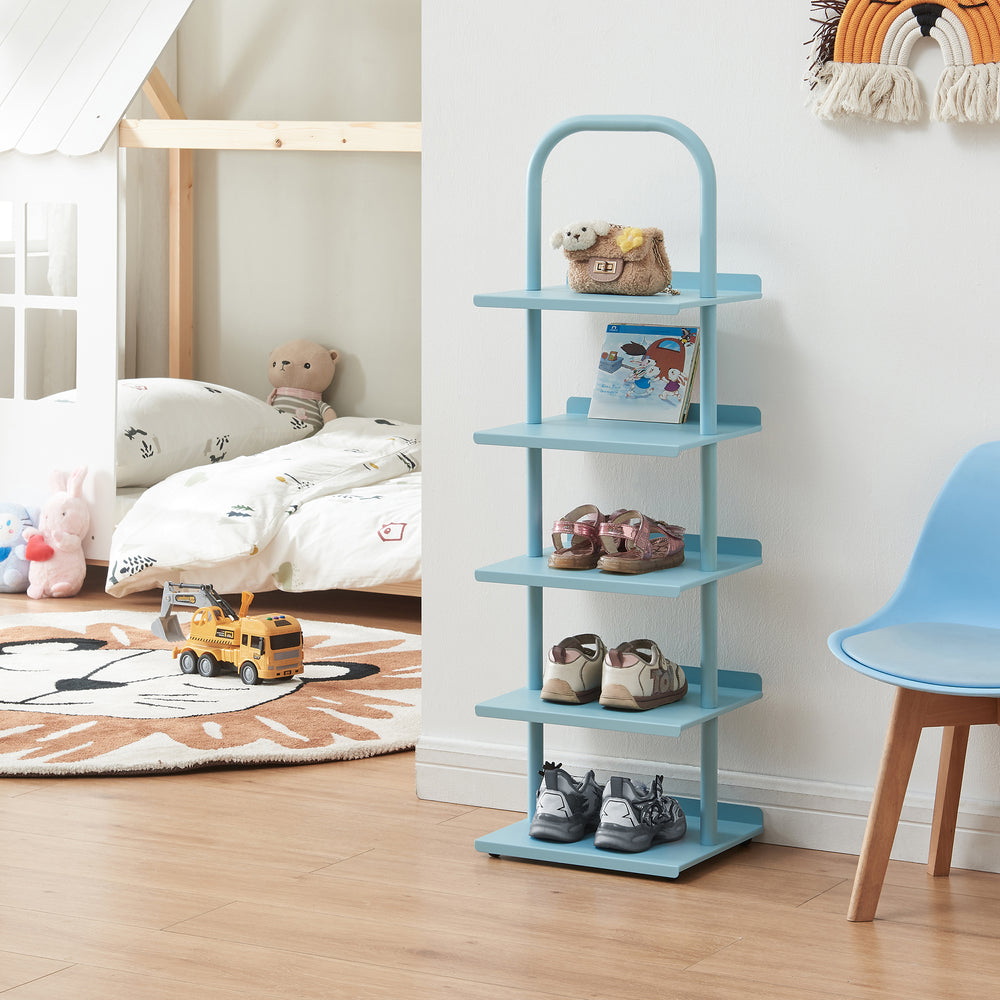 Kinderschuhregal Poytya Stahl 96x30x27 cm [en.casa]